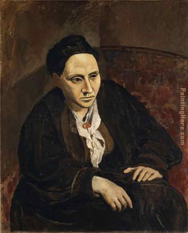 Gertrude Stein painting - Pablo Picasso Gertrude Stein art painting